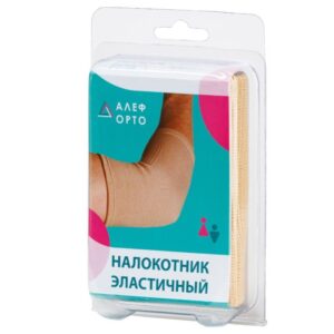 эластичный бандаж на локоть в упаковке коробке - Алеф ЛОК